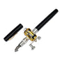 20cm Portable Pocket Telescopic Mini Fishing Pole Pen Shape Folded Fishing Rod with Reel Wheel Portable Mini Fishing Rod