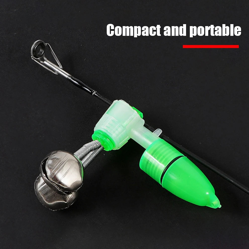 20-1PCS Fish Bite Alarm Twin Spiral Bells Fishing Indicator Bait Alarm Outdoor Night Fishing Alarm Bell Fishing Equipment