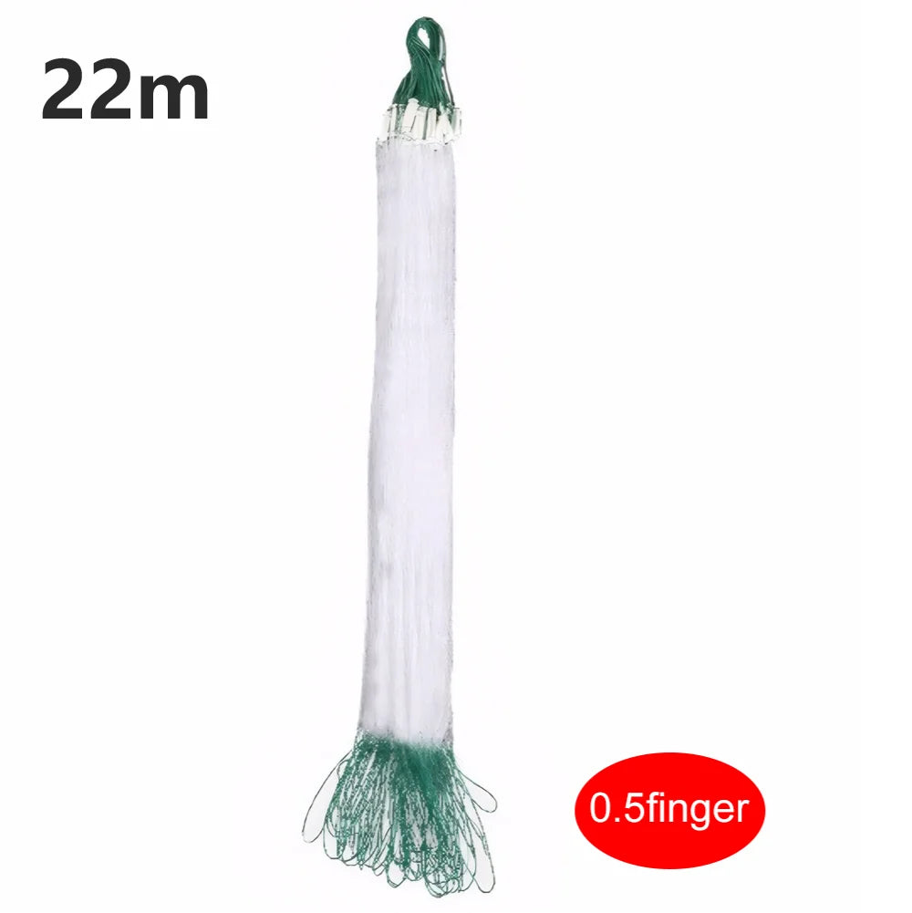 8/15/20/22/30/50M Fishing Net Fish Mesh Trap Monofilament Gill Netting Outdoor Fishing Tackle Tool Accessory Single Mesh Netting