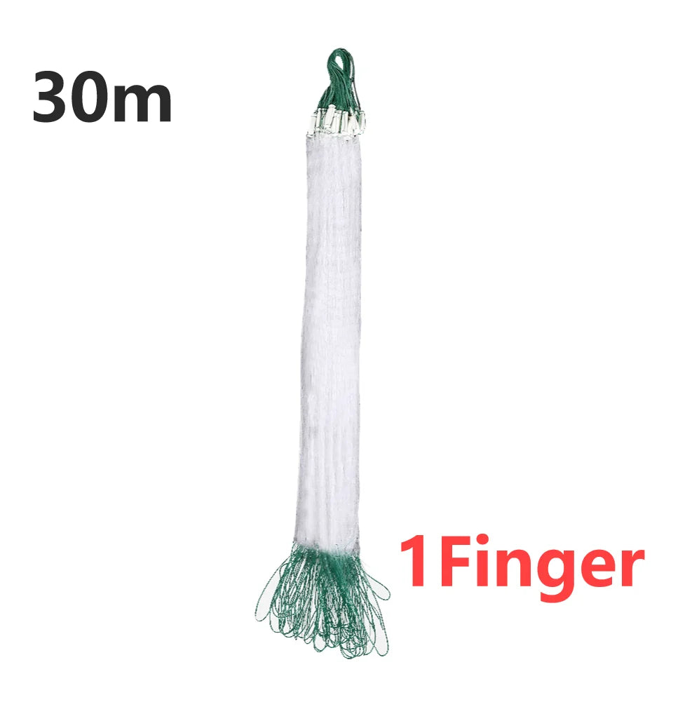 8/15/20/22/30/50M Fishing Net Fish Mesh Trap Monofilament Gill Netting Outdoor Fishing Tackle Tool Accessory Single Mesh Netting