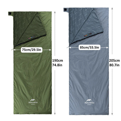 Naturehike LW180 Sleeping Bag Ultralight Portable Splicable Single Spring Summer Outdoor Hiking Camping Climbing Sleeping Bag