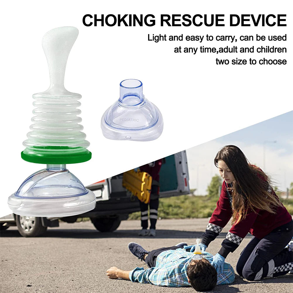 1 Set Asphyxia Device for Adult Children CPR Face Shield Portable Cardiopulmonary Trainer for Home Travel for Camping Hiking