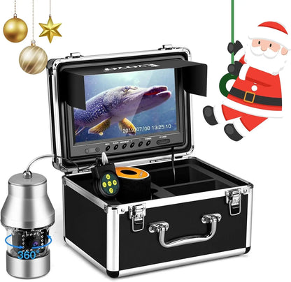 Fishing Camera Video Fish Finder DVR Function 9 inch Large Color Screen 360° Horizontal Panning